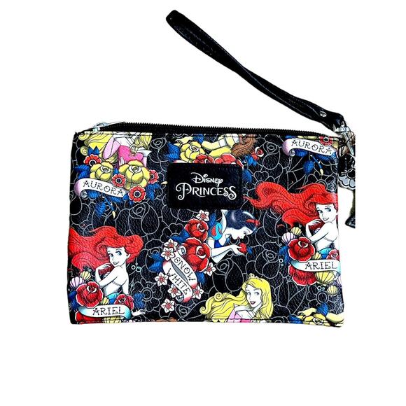 Loungefly Disney Princess Tattoo Bag Strap NEW Ariel Belle Snow White Aurora - Picture 4 of 11
